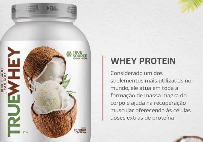 True Whey Protein Coconut IceCream